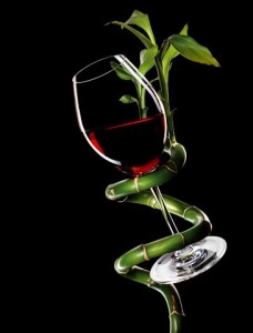 Dan wine with ivy