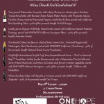 Join me for dinner? OneHope Wine Gives 50% to Various Charities and Vines is doing the Pairing! I'll be there at 6:30!  Glass ready!