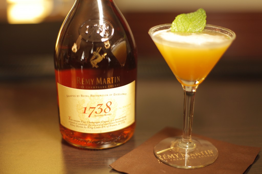 The Spicy Basil Sidecar (Recipe 1 of 4 using Rémy Martin 1738 Accord