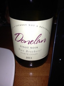 2011 Donelan Two Brothers Pinot Noir
